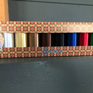 Sajou Eight Spools Fil Au Chinois Rayon Thread- Assortment #1