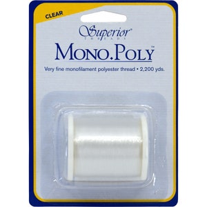 Superior Threads &quot;Mono.Poly&quot; Clear, 2200 yds