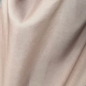 Taupe Silk and Linen Blend Fabric- 45" Wide