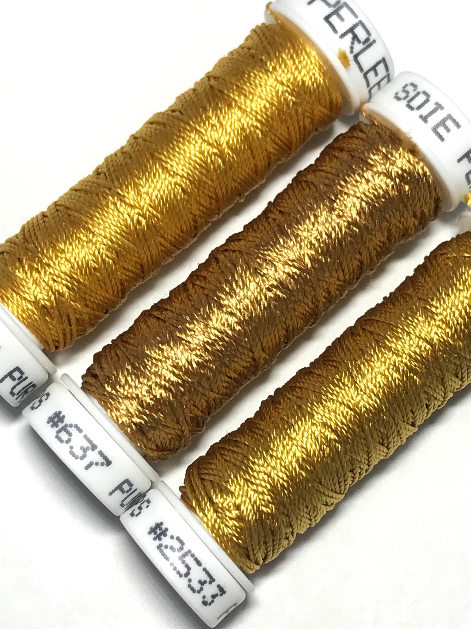 100% SILK Pearl String Thread Gold Size FFF Spool 92 Yards Beadsmith Silk  Thread, Silk Beading Thread GOLD BSK5GOFFF 