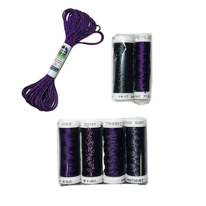 Au Ver A Soie & Londonderry- Ensembles de Soie- Amethyst
