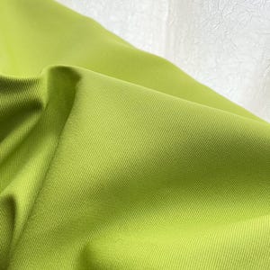 Yellow- Green “Grass Green&quot; Cotton Twill- 44” Wide- Ventana Twill- 7.9 Oz