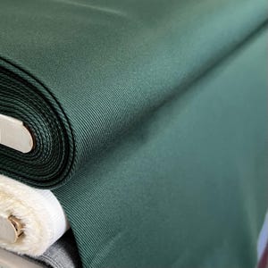 Dark Green Cotton Twill- 44” Wide- Ventana Twill- 7.9 Oz