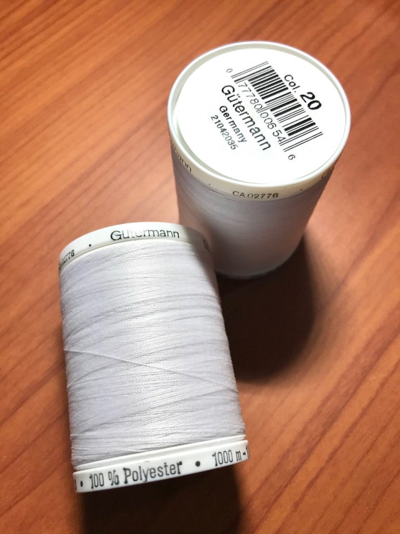 Gutermann Sew-All White Thread, 1094 yd.