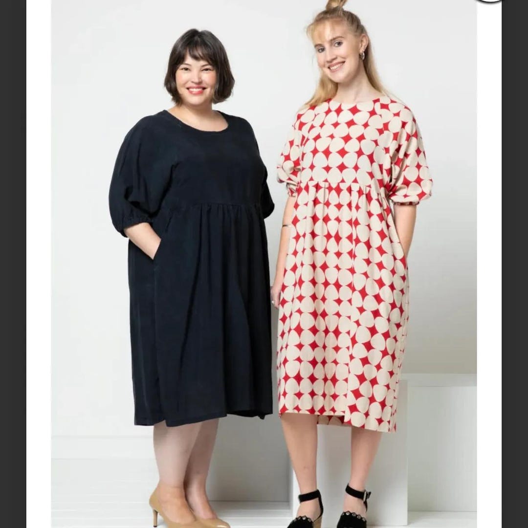 FOR SEWING: Hope Woven or Knit Dress- Style Arc Paper Pattern- Sizes 4 ...