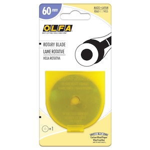 Olfa Rotary Cutter Blade 60mm- Single Blade Replacement