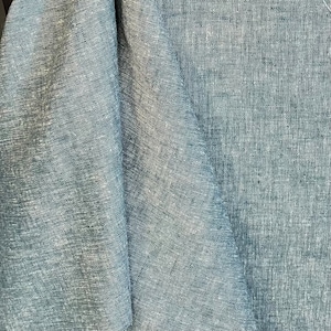 Brussels Washer Yarn Dye- Linen Rayon Blend- Blue "Rain"- 52" Wide