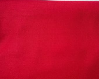 Red Cotton Twill- 44” Wide- Ventana Twill- 7.9 Oz