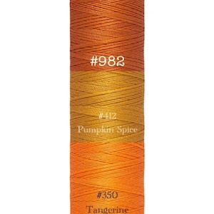 Gutermann Silk Thread 100m/110y Orange Shades (1 SPOOL)