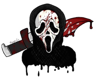 Ghostface Sticker