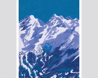 i.banh>Winter Mountain Print a4