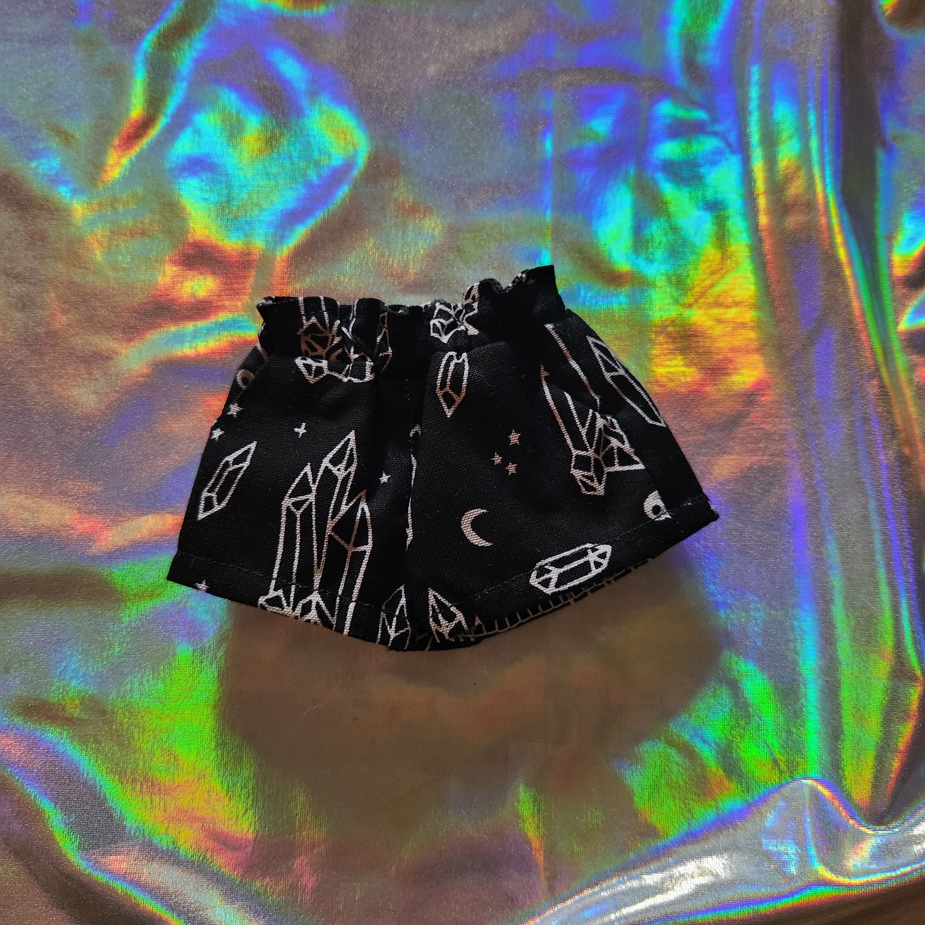 Paper Bag Shorts for Minifee, Mini Dollfie Dream, Imomodoll, and Other 1/4 MSD Dolls - Crystals