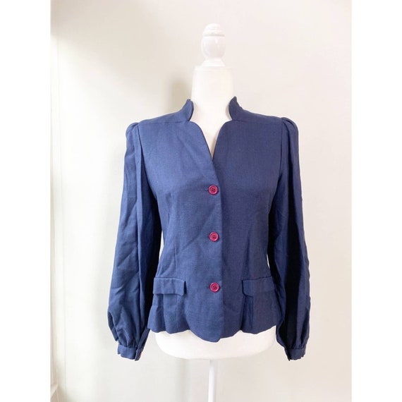 VTG Halston Neiman Marcus Linen Blazer