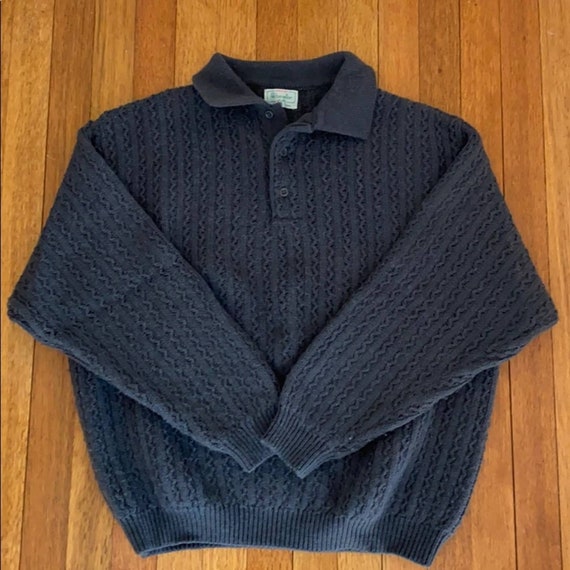 VTG Benetton Cable Knit Dad Sweater