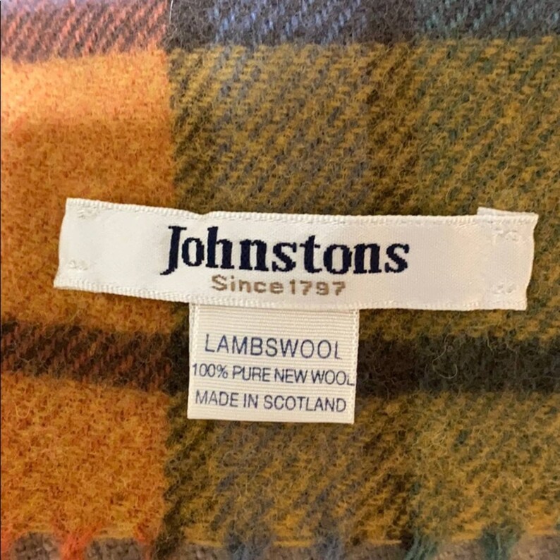 VTG Johnstons of Elgin Buchanan Lambswool Scarf