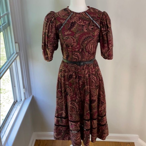 Vintage 1970s Victor Costa Evening Dress