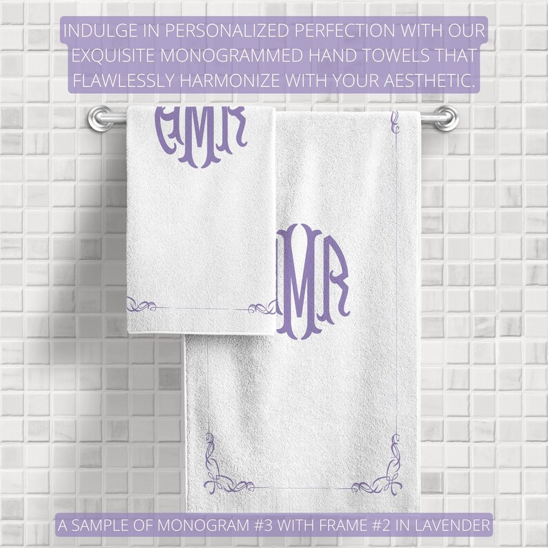 Monogrammed Bathroom Decor Set | Personalized Shower Curtain, Bath Mat ...