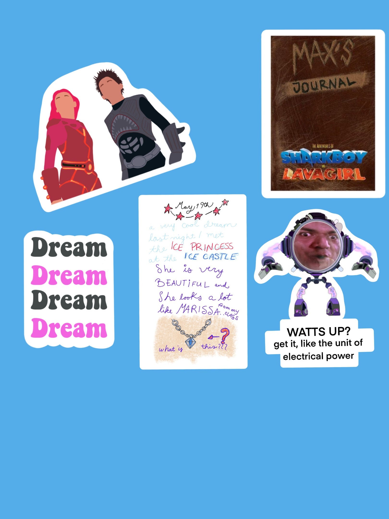 Shark Boy Lava Madchen Aufkleber Pack Etsy Osterreich