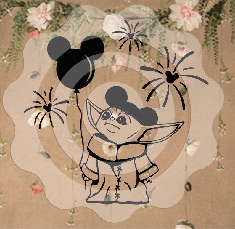 Free Free 227 Mickey Ears Baby Yoda Disney Svg SVG PNG EPS DXF File
