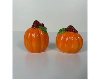 ヴィンテージ カボチャ ひょうたん 秋 ハロウィン ソルト＆ペッパーシェーカーセット コレクターズアイテム