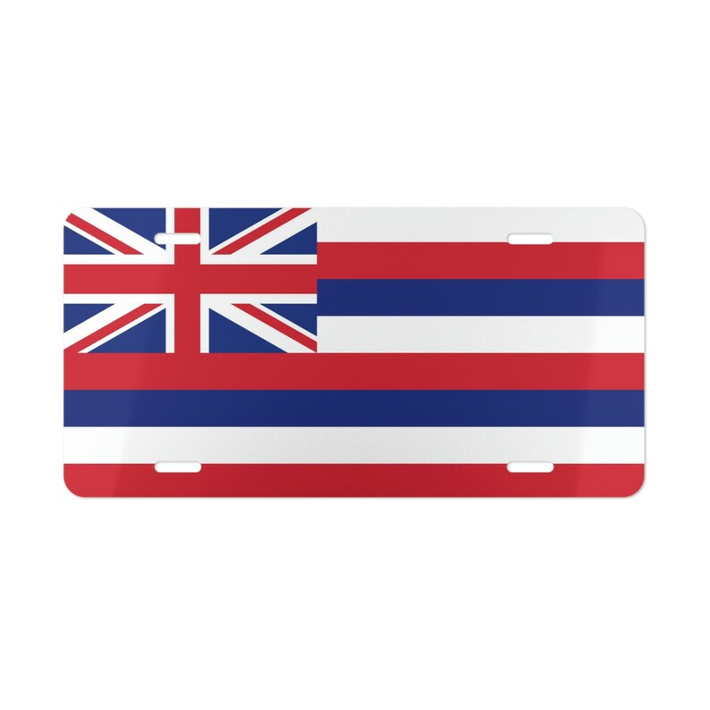 Hawaii License Plate, Honolulu Hawaii, Aloha Decor, US State Name, Car