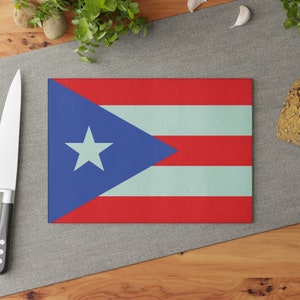 Puerto Rico Flag, State Cutting Board, Travel lnspired Gift, Wedding Gift,  Anniversary Gift, Puerto Rican Mom, New Neighbor, Welcome Home