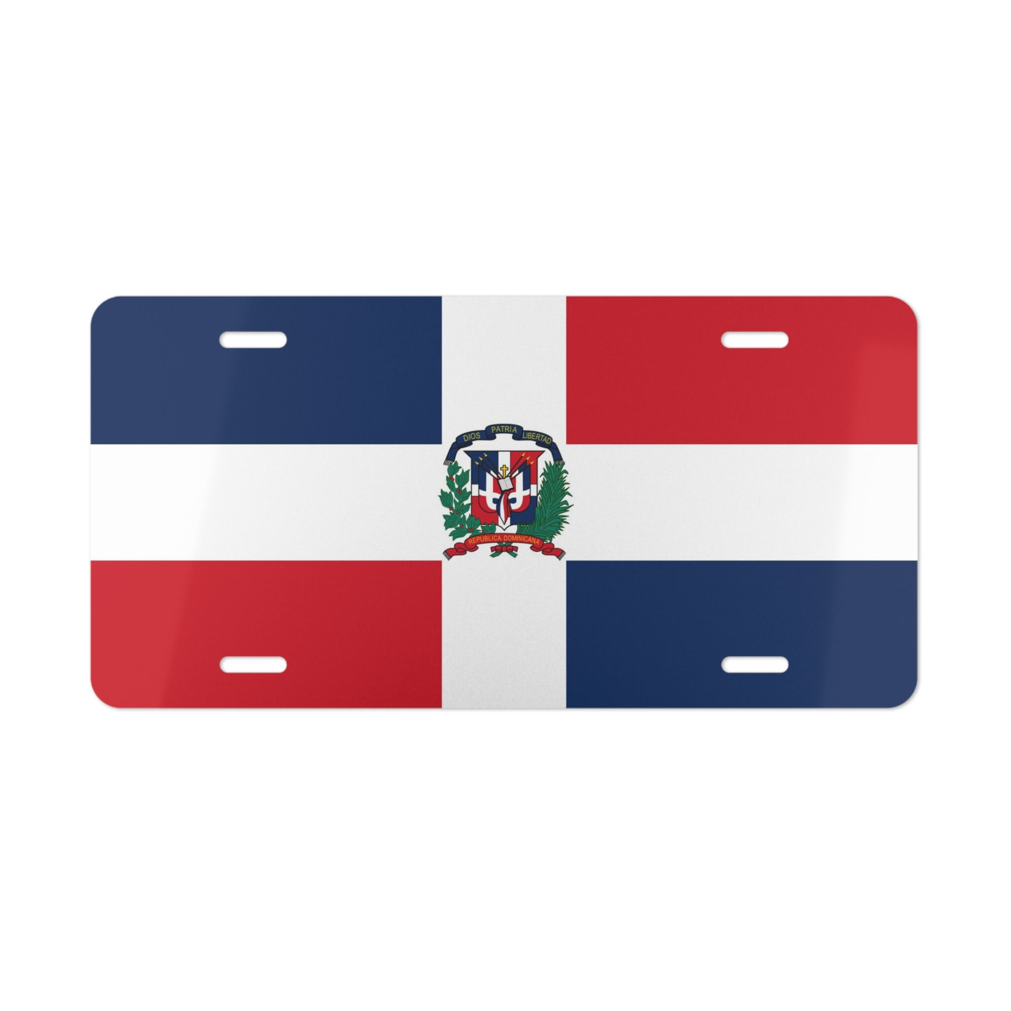 Dominican Republic License Plate, Vacation Theme Gift, Caribbean