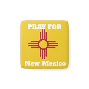Bitte für New Mexico beten. Zustand Magnet, Heimat Zustand Andenken New Mexico Flagge, Geschenk für Freund, Andenken Geschenke, New Mexico stark, Weltreise