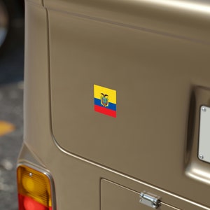 Ecuador Sticker, Outdoor Decals, Travel the World, Die Cut Transparent Sticker, Geography Lover Gift, Novelty Flag, Wanderlust, Car Sticker