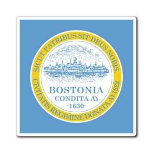Boston Magnet, Stadt Boston, Willkommen in Boston, Massachusetts State, Stadt Flagge, Boston Souvenir, Stadt Geschenk, Geschenk der neuen Stadt, Home Decor,
