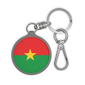 Burkina Faso, Portachiavi, Cultura africana, Bandiera del paese, Regali per studenti all&#39;estero, Portachiavi ricordo, Portachiavi per auto nuova, Regali per viaggiatori