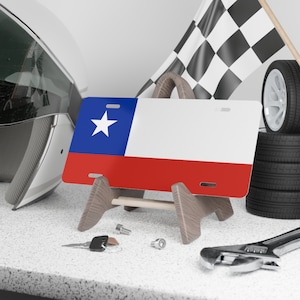 Chile License Plate, Travel Enthusiast, Car Lovers Gift, World Traveler Gift, Chilean Gifts, New Car Decor, Spanish Souvenir, Men, Women