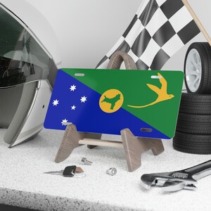 Christmas Island, Flag License Plate, Asia Countries, Travel Bucket List, Car Vanity Plate, Australian Gifts, Tourist Souvenir, Vacation
