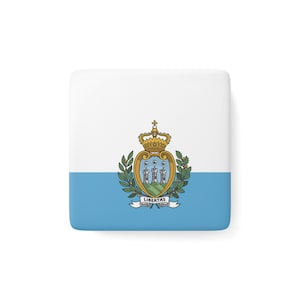 San Marino Magnet, Tourist Souvenirs, World Travel Gift,  Country Flag, European Culture, Things for Travelers,  Italian Gifts, Novelty Flag