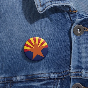 Arizona Button, Home State Souvenir, Backpack Pins, Travel Enthusiasts, Novelty Flag, Welcome to Arizona, Keepsake Gifts, Grand Canyon