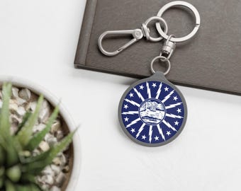 Buffalo New York,  NY Keychain,  Keyring Tag,  Unique Travel Gifts, Souvenir Gift, Moving Away Gift, Gift for Mom, Keychain for Friend,