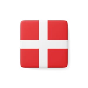 Denmark Magnet, Travel Enthusiasts, Danish Gifts, Country Flag Magnet, Europe Souvenir, Cultural Gifts, World Traveler Gift, Flag Magnets