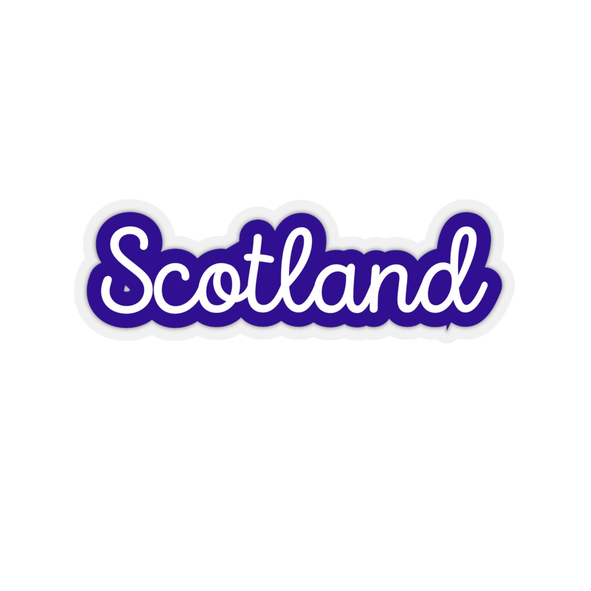 Scotland Stcker Scotland Sticker, Kiss-cut Stickers, Country Name, Journaling Sticker ...