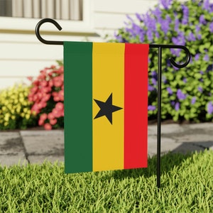Ghana Flag, Garden & House Banner, African Pride, Ghanaian Gifts, African Lovers Gift, Africa Countries, Home Grown, Born and Raised, Grad