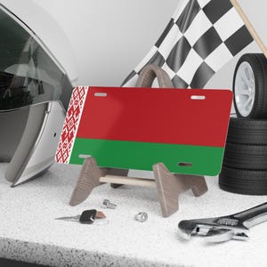 Belarus License Platte, Country Flag, Travel Souvenir, New Car Decor, Wanderlust Gifts, Keepsake Decor, Man Cave, World Traveler, Europe