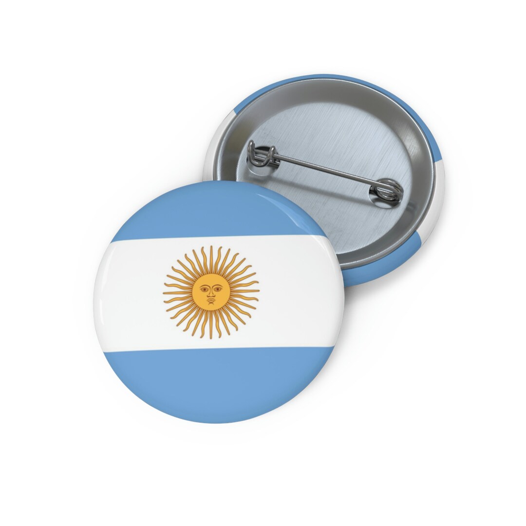 Argentina Souvenir, Argentina Pin, Flag Button, Travel Memory Gift
