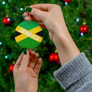 Jamaica Flag, Travel Inspired Gifts, Momento Gift, Vacation Souvenir, Jamaican Gifts, World Travel, Destination Wedding, Anniversary