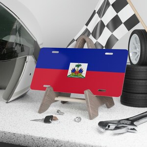 Haiti License Plate, Haitian Culture, Travel Memory Gift, Souvenir Gift,Africa Country, African Souvenir, Gift for Collector, Graduate, Flag
