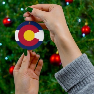 Colorado Ornament, The Centennial State, Denver Colorado, States Bucket List, Home State Souvenir, Tourist Gifts, Travel Bucket List,