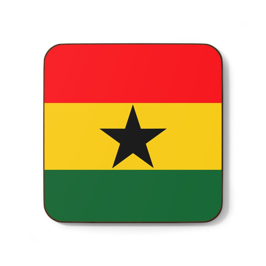 Ghana Flag Ghana Coaster African Gifts Ghanian Gifts Etsy
