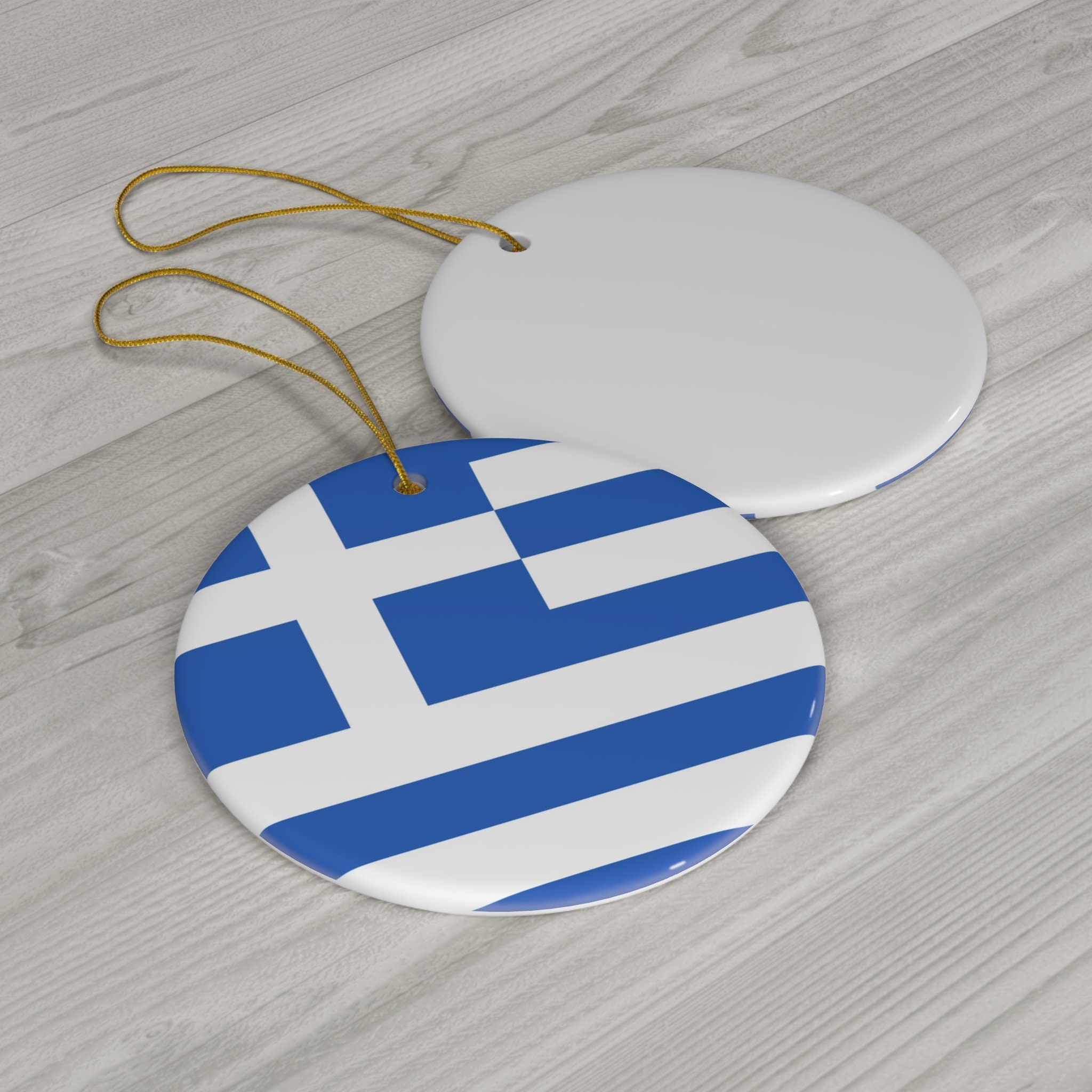 Greece Ornament, Travel Inspired Gift, Athens Greece, Greek Souvenir
