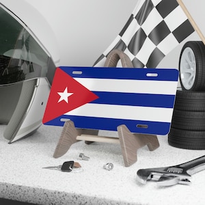 Cuba License Plate, Cuban Culture, Caribbean Souvenir, Spanish Heritage, Car Enthusiast Gifts, Traveler Gifts, Dad Gifts, Mom Birthday, Son