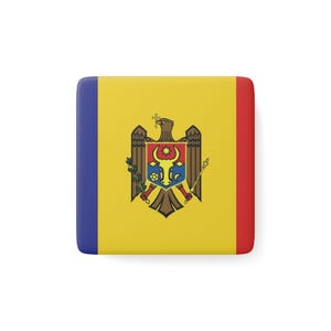 Moldova Magnet,  Tourists Souvenirs, Travel Fridge Magnets, World Flag, Europe Decor, Country Keepsake, Moldovan Flag, Vacation Gifts