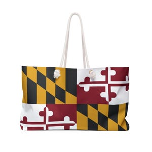 Maryland Bag, State Souvenir, Beach Tote Bag,  Maryland Crab,  Travel Lover, Gift for Women, Annapolis Tote, Bar Harbor, Novelty Flag