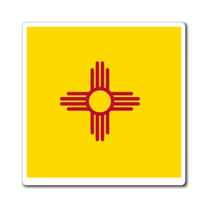 New Mexico Magnet, Willkommen in New Mexico, Land der Verzauberung, Road Trip Souvenir, Sommerabenteuer, Sehenswürdigkeiten, Home State Geschenke